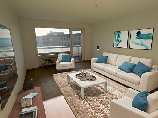 Wohnung zur Miete 709 € 4 Zimmer 92,4 m² 4. Geschoss Außer dem Beckhofstor 5 Stadtzentrum Emden 26721