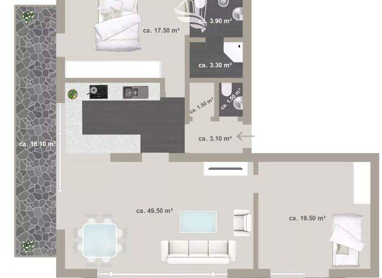 Studio zum Kauf 2.000.000 € 3 Zimmer 133 m² 3. Geschoss Meran 39012