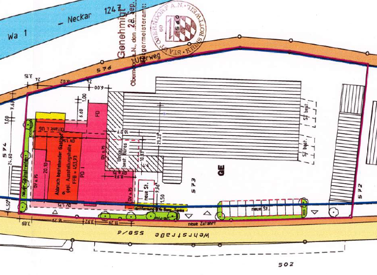 Büro zum Kauf 1.540.000 € 2.867 m² Bürofläche Aistaig Oberndorf am Neckar 78727