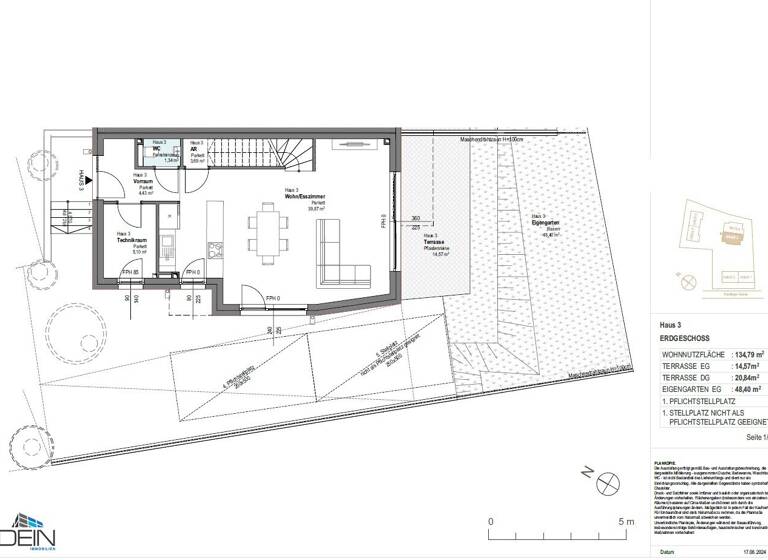 Doppelhaushälfte zum Kauf - Erstbezug 919.000 € 5 Zimmer 134,8 m² Kierlinger Gasse Klosterneuburg 3400