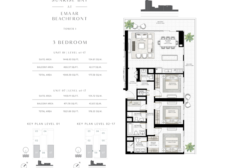 Wohnung zum Kauf 1.874.640 € 5 Zimmer 178,6 m² Dubai