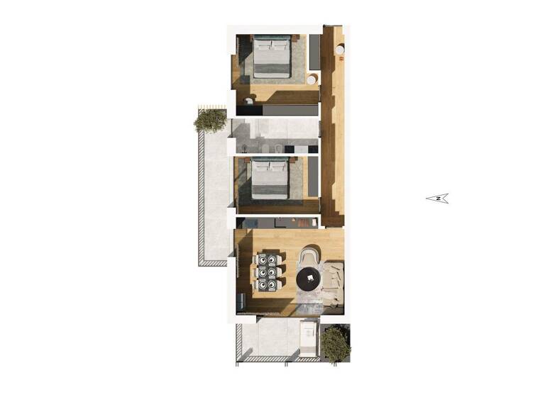 Wohnung zum Kauf 1.045.000 € 3 Zimmer 78 m² 1. Geschoss Cavrie 1 Torri Del Benaco 37010