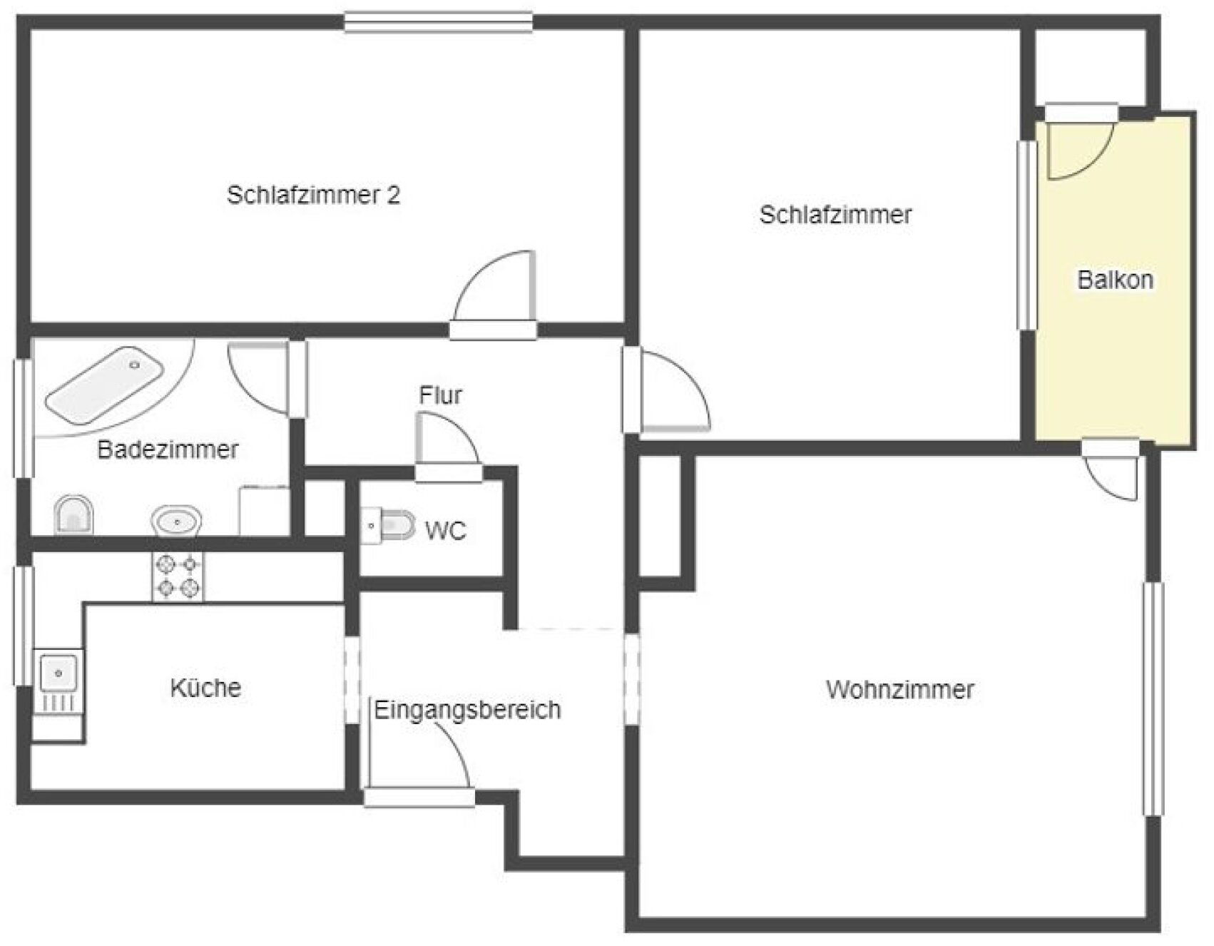 Wohnung zur Miete 750 € 3 Zimmer 74 m²<br/>Wohnfläche 1.<br/>Geschoss ab sofort<br/>Verfügbarkeit Friedrich-Haux-Str. Ebingen Albstadt 72458