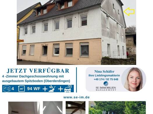 Wohnung zum Kauf 135.000 € 4 Zimmer 94,1 m² 3. Geschoss Flehingen Oberderdingen 75038