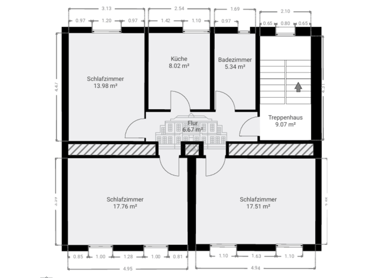 WG-Zimmer zur Miete 425 € 1 Zimmer 17 m² 3. Geschoss Aachen 52068