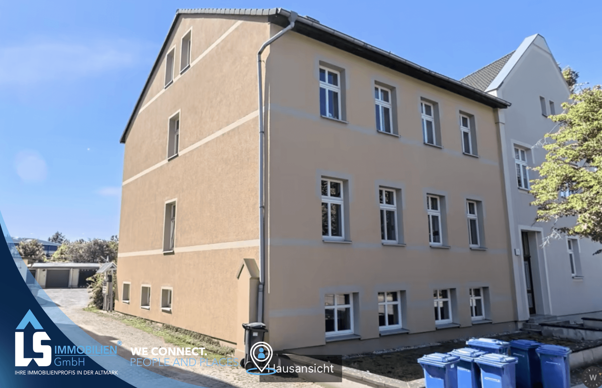 Wohnung zur Miete 450 € 3 Zimmer 67,3 m²<br/>Wohnfläche EG<br/>Geschoss ab sofort<br/>Verfügbarkeit Bahnhofsallee 1 Osterburg Osterburg (Altmark) 39606