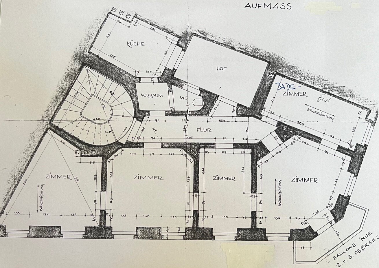 Wohnung zur Miete 1.100 € 4 Zimmer 126 m²<br/>Wohnfläche 3.<br/>Geschoss Baden-Baden - Kernstadt Baden-Baden 76530