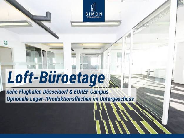 Büro-/Lagergebäude zur Miete provisionsfrei 8 € 8 Zimmer 360 m² Bürofläche teilbar von 360 m² bis 360 m² Tiefenbroicher Weg 16 Lichtenbroich Stadtbezirk 6 40472
