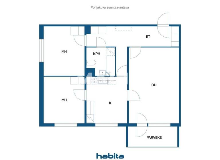 Studio zum Kauf 40.000 € 3 Zimmer 74 m² 4. Geschoss Innalantie 18 Valkeakoski 37600