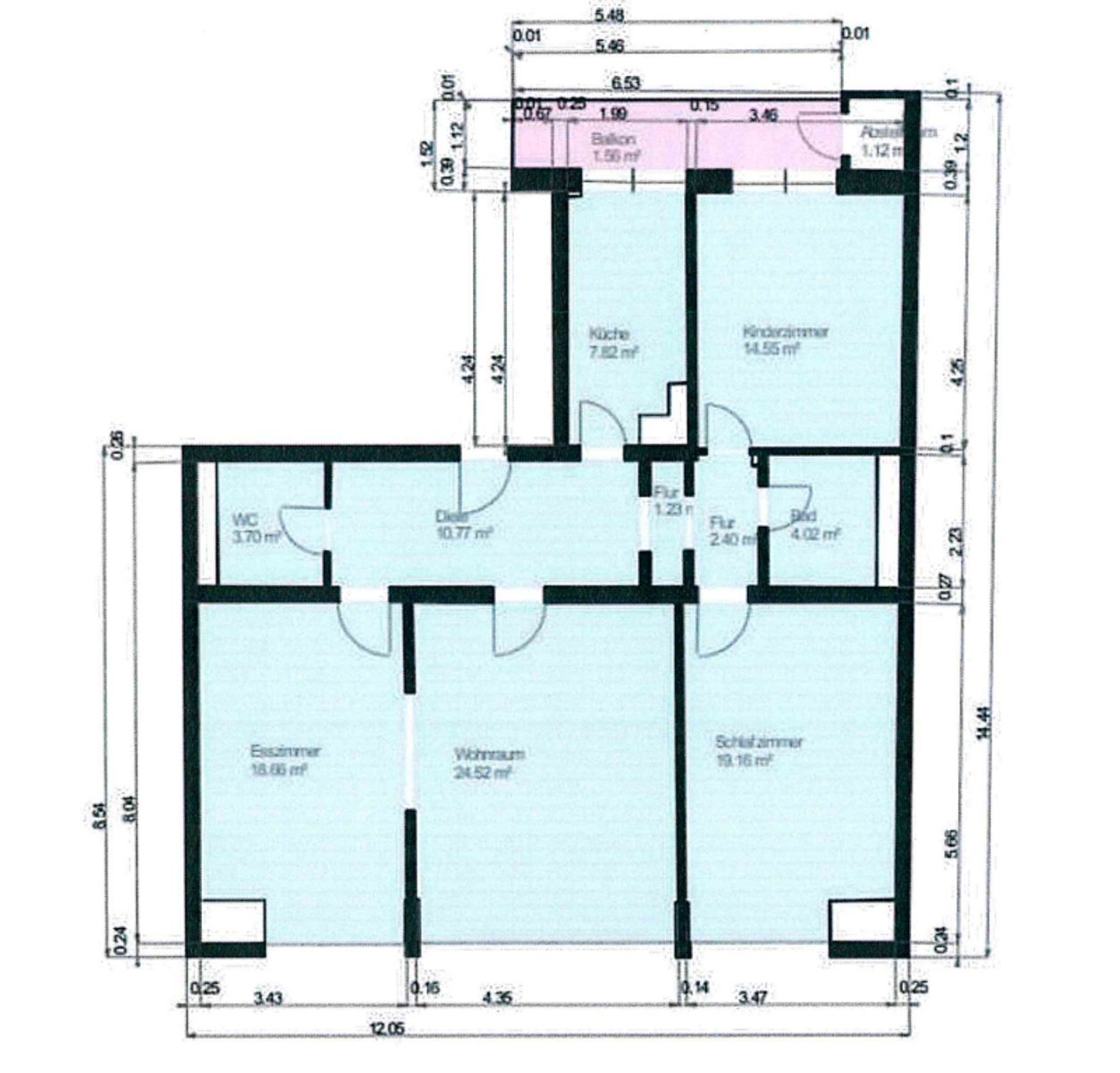 Wohnung zum Kauf provisionsfrei 530.000 € 4 Zimmer 106,9 m²<br/>Wohnfläche 1.<br/>Geschoss Düsseltal Düsseldorf 40239