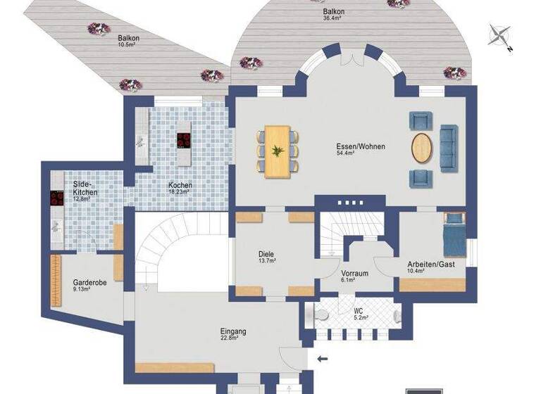 Villa zum Kauf 16 Zimmer 453 m² 2.453 m² Grundstück Blankenese Hamburg 22587