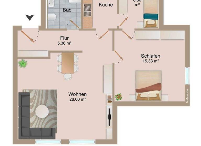 Wohnung zur Miete 730 € 2 Zimmer 68,5 m² 3. Geschoss frei ab 01.03.2026 Rathausstraße 48 Winsen Winsen (Luhe) 21423
