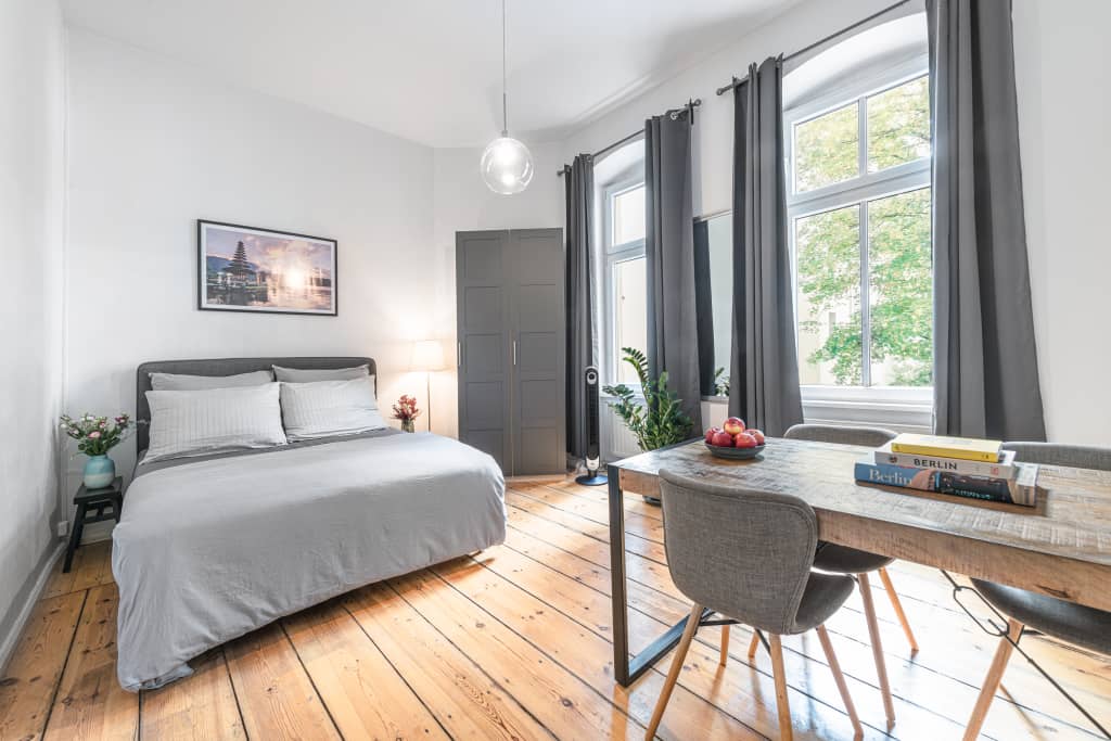 Wohnung zur Miete Wohnen auf Zeit 1.200 € 1 Zimmer 45 m²<br/>Wohnfläche ab sofort<br/>Verfügbarkeit Stralauer Allee Friedrichshain Berlin 10245