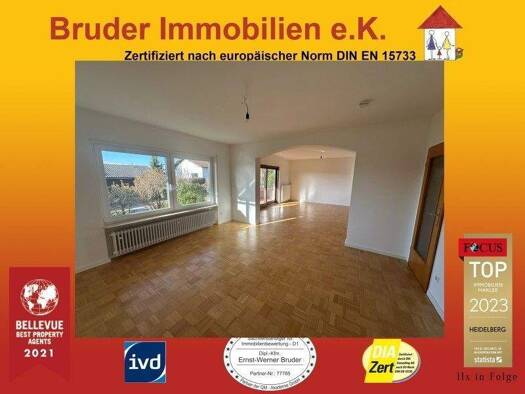 Wohnung zur Miete 1.450 € 3 Zimmer 132 m² frei ab sofort Leimen 69181