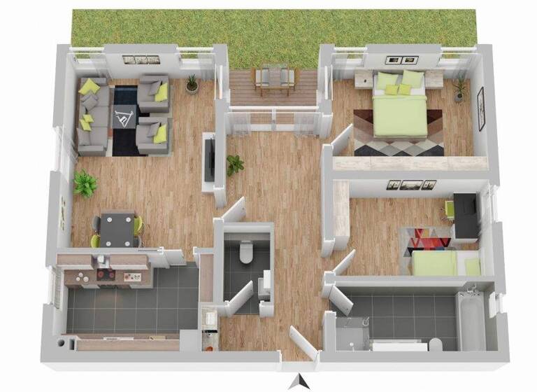 Wohnung zum Kauf 259.000 € 3,5 Zimmer 86 m² Flehingen Oberderdingen 75038