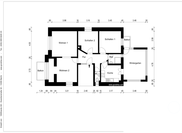 Wohnung zum Kauf 475.400 € 4 Zimmer 93,8 m² Kirdorf Bad Homburg vor der Höhe 61350