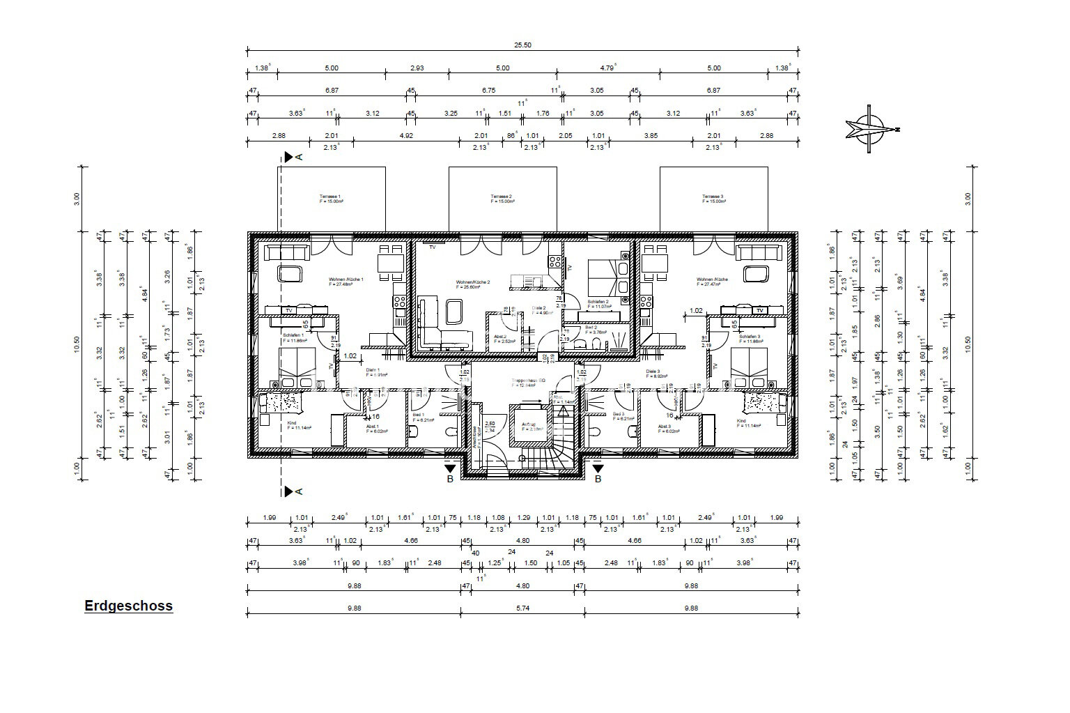 Wohnung zum Kauf 184.000 € 2 Zimmer 56 m²<br/>Wohnfläche Wolthusen / Neubaugebiet Emden 26725