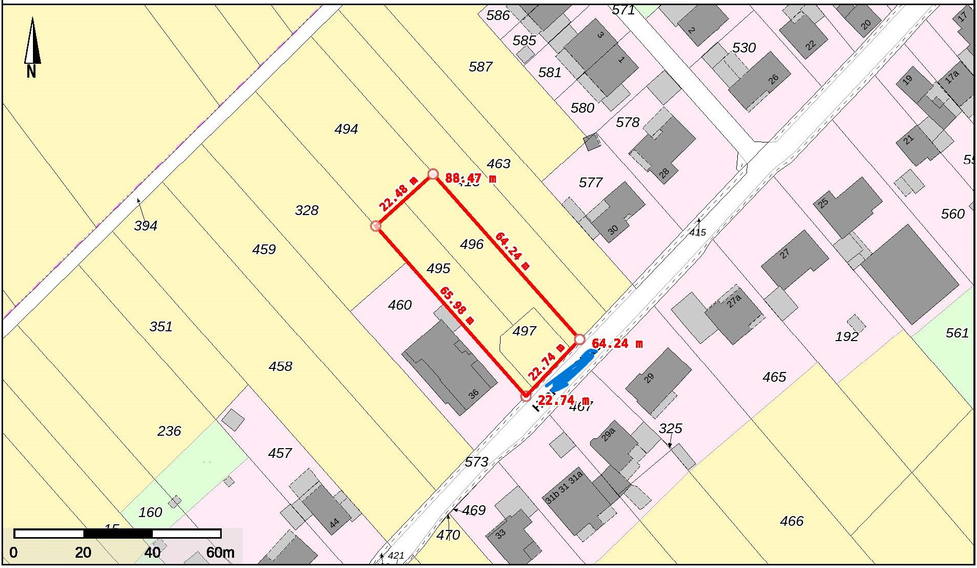 Grundstück zum Kauf provisionsfrei 50.000 € 375 m²<br/>Grundstück Haaren Waldfeucht 52525