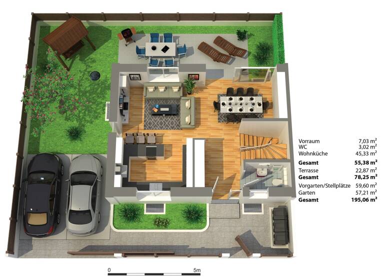 Haus zum Kauf - Erstbezug 595.000 € 432 m² Grundstück Gerasdorf bei Wien 2201