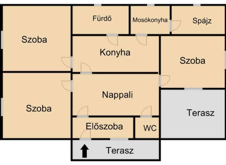 Einfamilienhaus zum Kauf 125.000 € 3 Zimmer 96 m² 705 m² Grundstück Balatonfökajár 8163