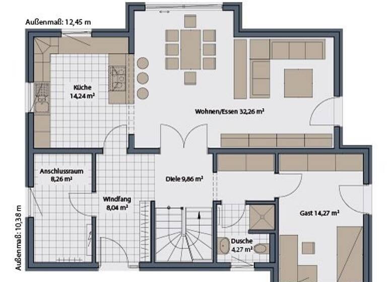 Einfamilienhaus zum Kauf 765.226 € 5 Zimmer 174 m² 3.772 m² Grundstück Fuhlendorf 18356