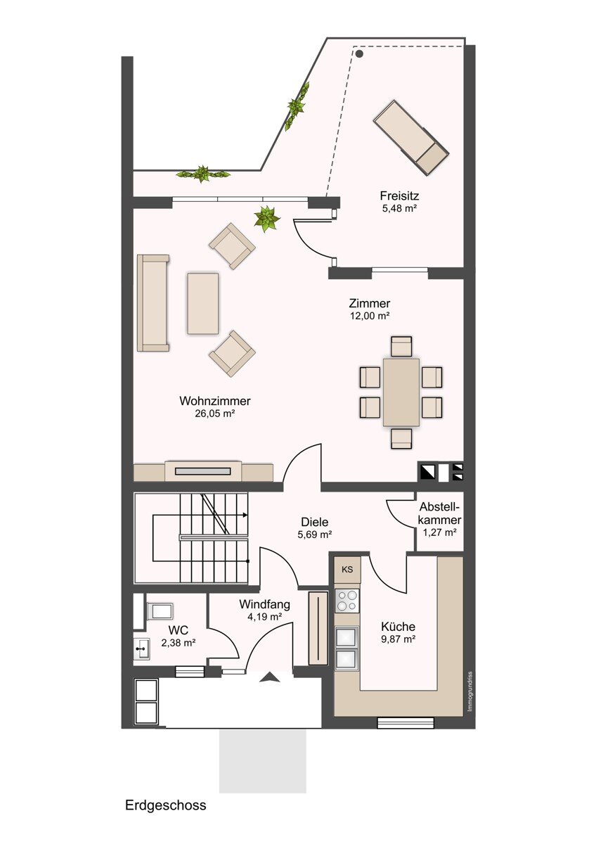 Reihenmittelhaus zum Kauf 895.000 € 5 Zimmer 163,4 m²<br/>Wohnfläche 214 m²<br/>Grundstück Unterpfaffenhofen Germering 82110