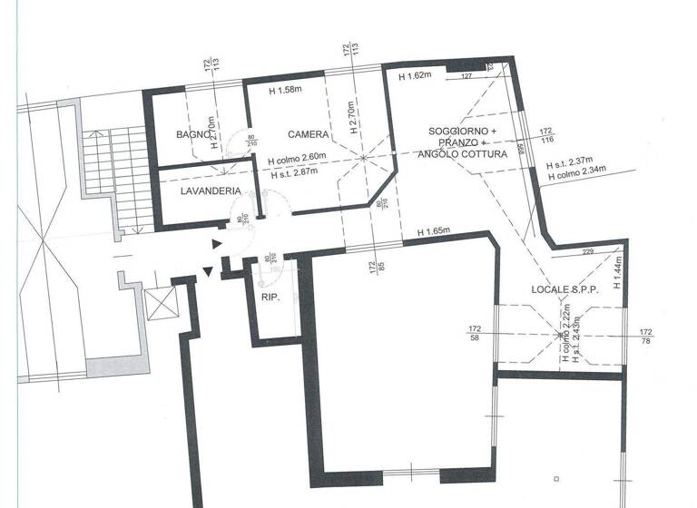 Penthouse zum Kauf 250.000 € 2,5 Zimmer 95 m² 3. Geschoss frei ab sofort Verbania Intra