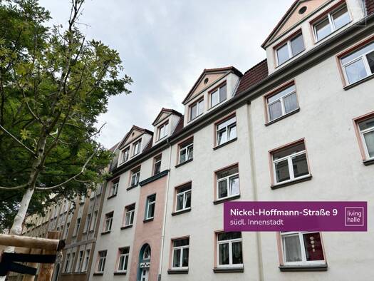 Wohnung zur Miete 990 € 6 Zimmer 132 m² 4. Geschoss Nickel-Hoffmann-Straße 8 Lutherplatz Halle 06110
