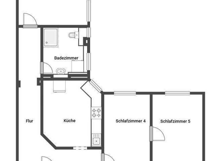 Wohnung zum Kauf 179.000 € 6 Zimmer 127,7 m² 2. Geschoss Dießem/Lehmheide Krefeld 47805
