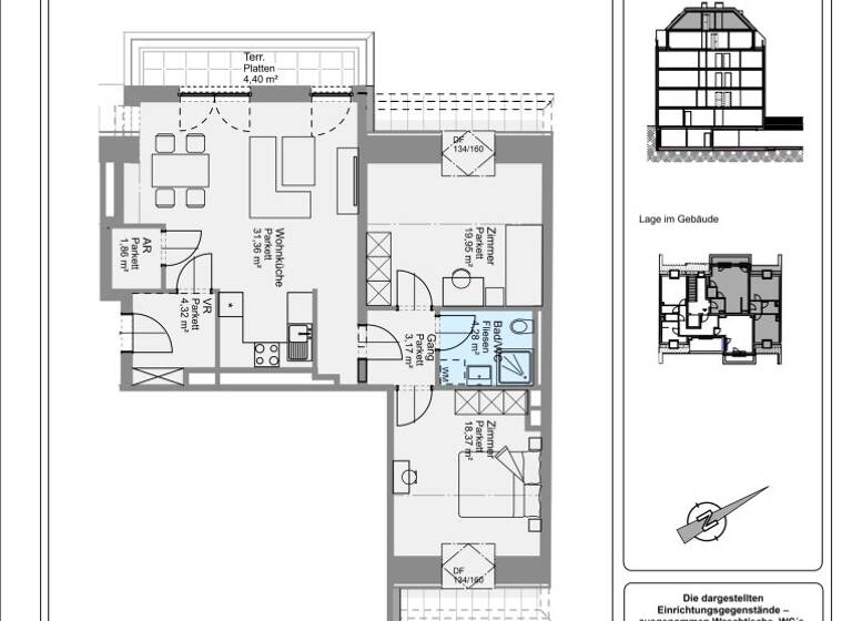 Wohnung zum Kauf - Erstbezug 485.000 € 3 Zimmer 83,3 m² 5. Geschoss Wien 1210