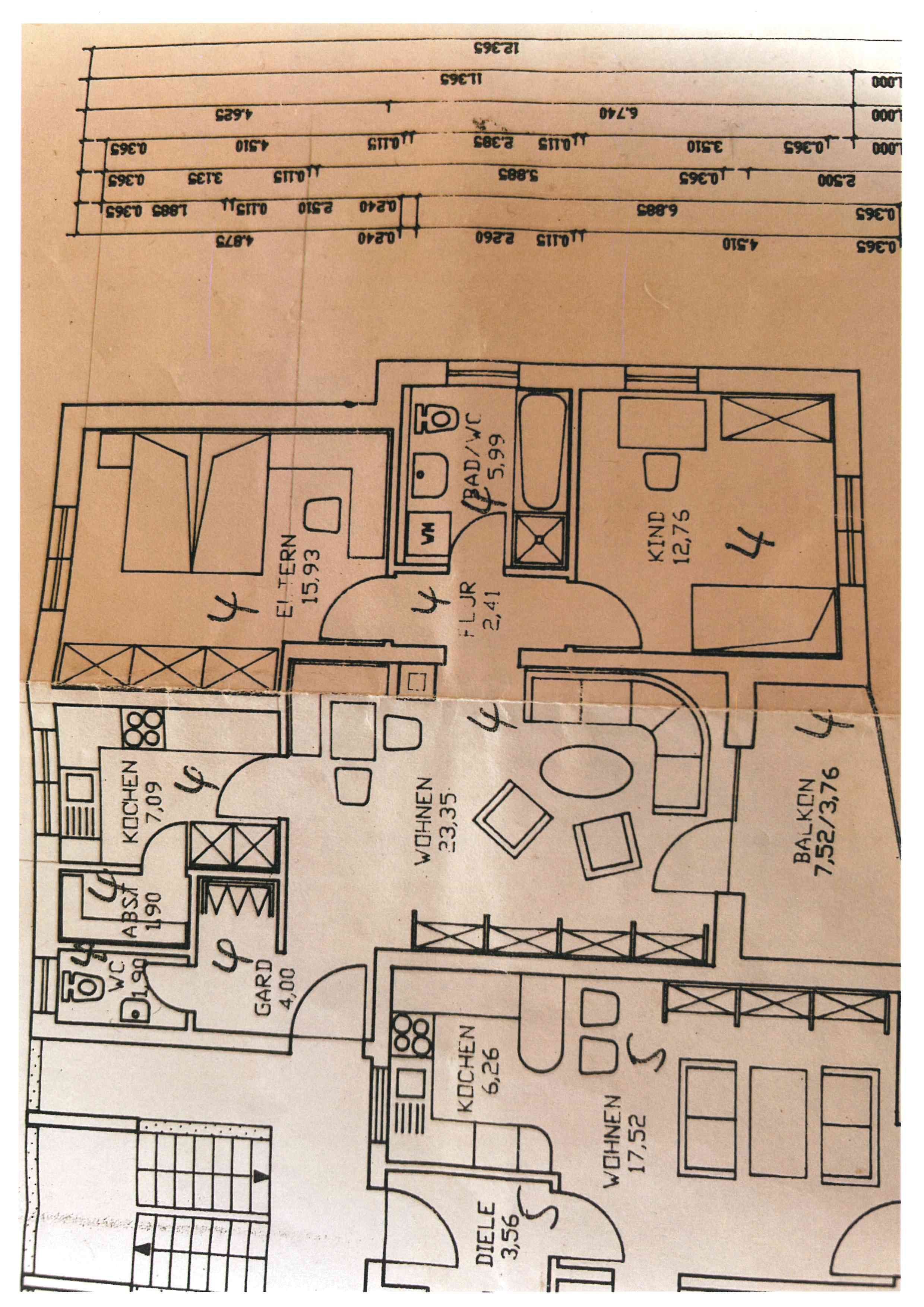 Wohnung zur Miete 790 € 3 Zimmer 79 m²<br/>Wohnfläche 1.<br/>Geschoss ab sofort<br/>Verfügbarkeit Sonnenfeld Eyb Ansbach 91522