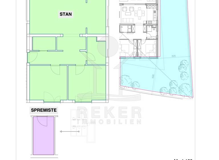 Wohnung zum Kauf - Erstbezug 365.000 € 3 Zimmer 93 m² EG Peroj