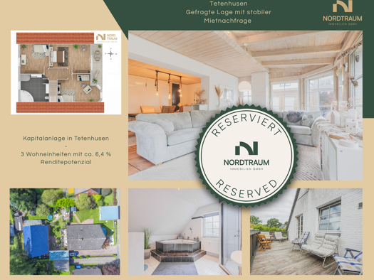 Mehrfamilienhaus zum Kauf als Kapitalanlage geeignet 529.000 € 12 Zimmer 339 m² 1.074 m² Grundstück Tetenhusen 24817