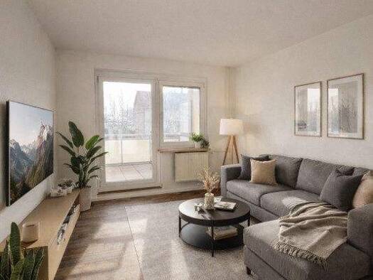 Wohnung zur Miete 470 € 3 Zimmer 69,7 m² 2. Geschoss Boeckmannstraße 10 Mühlhausen 99974