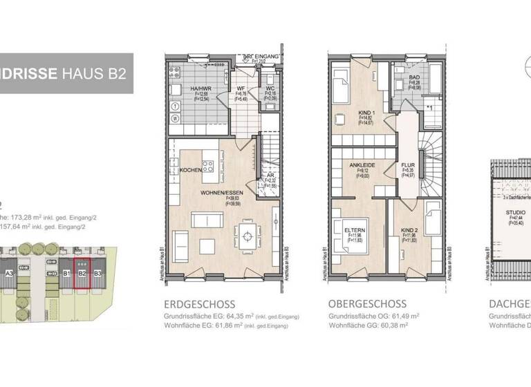 Stadthaus zum Kauf - Erstbezug provisionsfrei 490.000 € 5,5 Zimmer 158 m² 199 m² Grundstück Magdalene-Beck-Straße Horst Garbsen 30826