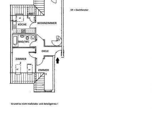 Wohnung zur Miete 660 € 4 Zimmer 81 m² 2. Geschoss Platanenstraße Volkstedt Rudolstadt 07407