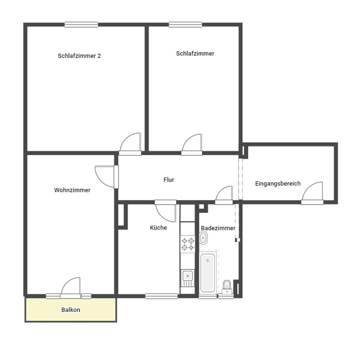 Wohnung zum Kauf 399.000 € 3 Zimmer 85,1 m²<br/>Wohnfläche 3.<br/>Geschoss Barmbek - Nord Hamburg 22307