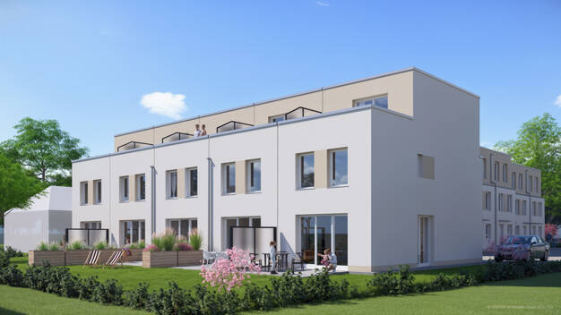 Reihenendhaus zum Kauf - Erstbezug provisionsfrei 569.900 € 4,5 Zimmer 120 m² 273 m² Grundstück Rockwinkeler Landstraße 114 Oberneuland Bremen 28325