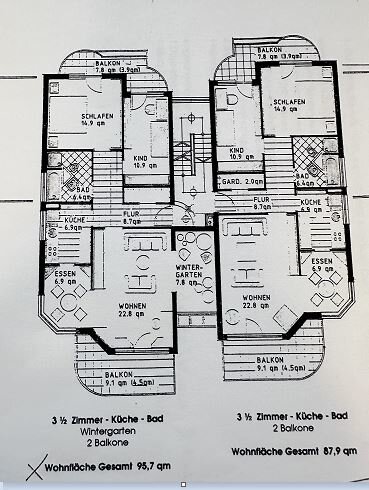 Wohnung zur Miete 1.150 € 3,5 Zimmer 96 m²<br/>Wohnfläche 1.<br/>Geschoss 01.01.2025<br/>Verfügbarkeit Fischbach 2 Friedrichshafen 88048