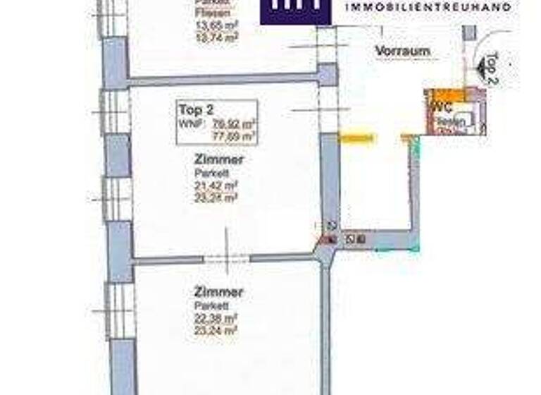 Wohnung zum Kauf - Erstbezug 469.000 € 3 Zimmer 76,9 m² EG Grinzinger Straße Wien 1190