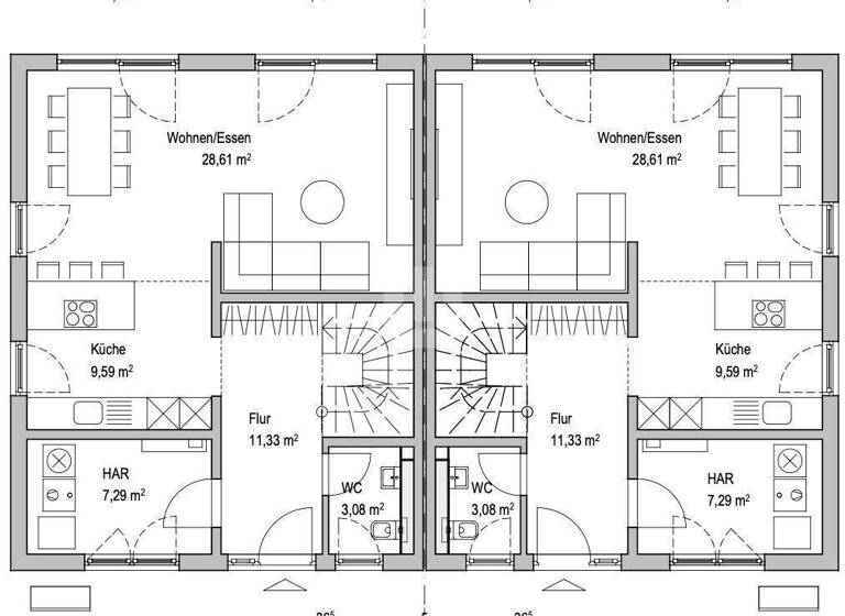 Doppelhaushälfte zum Kauf - Erstbezug 849.000 € 5 Zimmer 147 m² 319 m² Grundstück Fürstenfeldbruck 82256