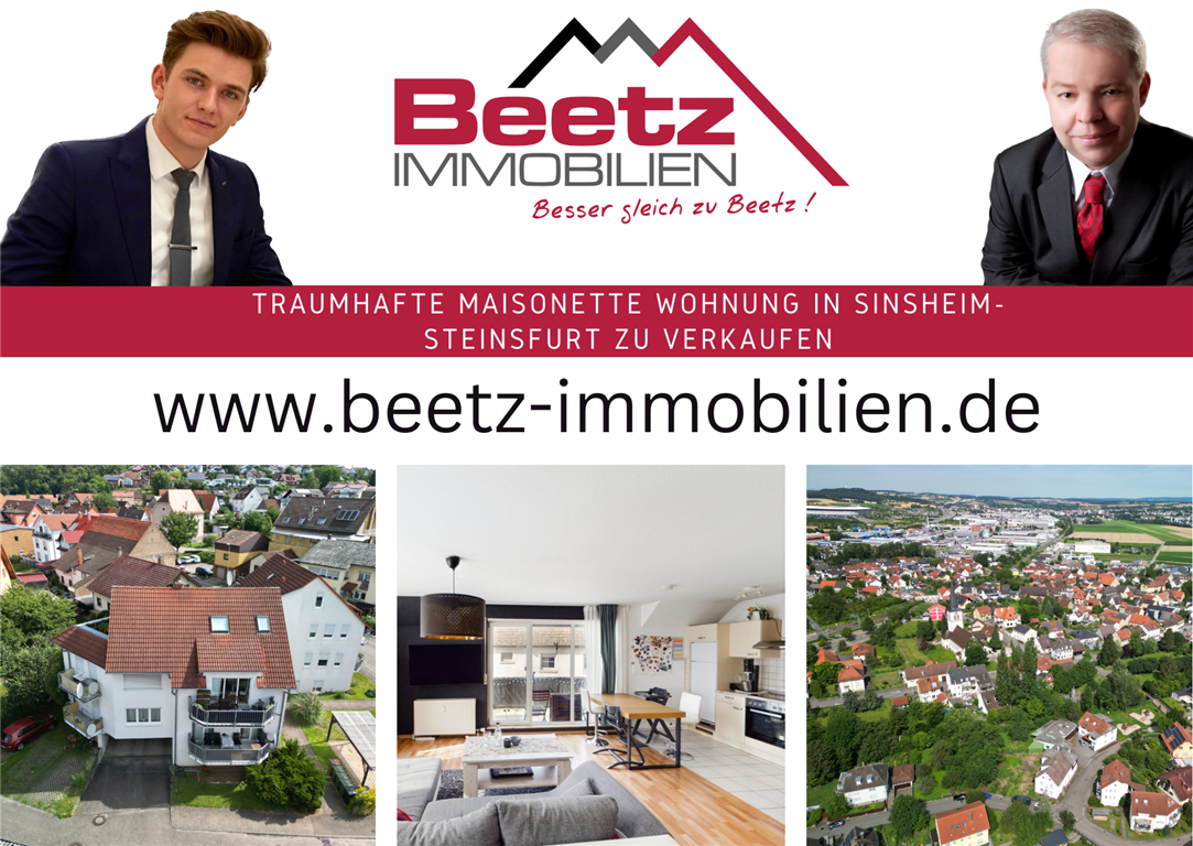 Maisonette zum Kauf 249.000 € 2 Zimmer 87 m²<br/>Wohnfläche 2.<br/>Geschoss Steinsfurt Sinsheim Steinsfurt 74889