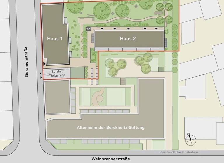 Wohnung zur Miete - Erstbezug 1.175 € 2 Zimmer 77,4 m² Mühlburg Karlsruhe 76185