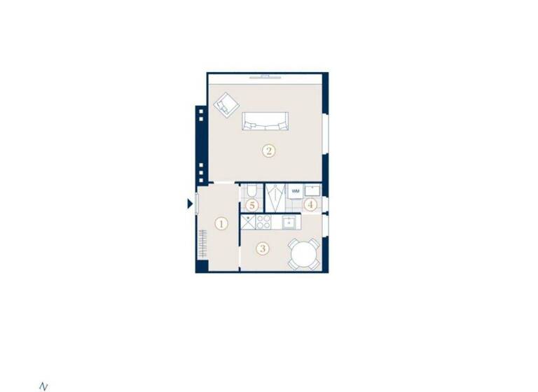 Studio zum Kauf 172.000 € 1 Zimmer 34,2 m² 3. Geschoss Wien,Rudolfsheim-Fünfhaus 1150