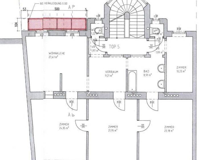 Wohnung zum Kauf 799.000 € 5 Zimmer 127,6 m² 3. Geschoss Wien 1050
