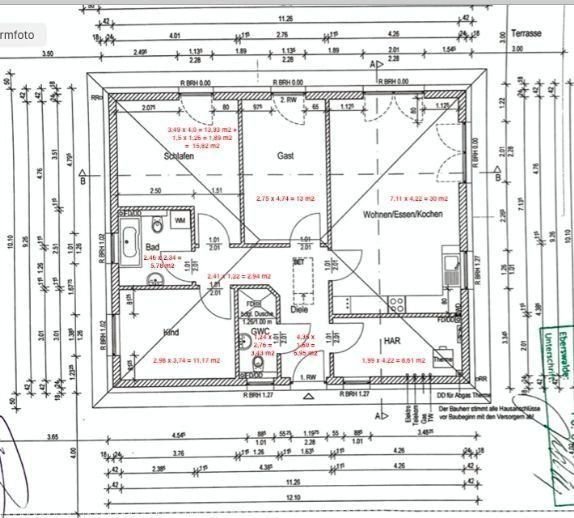 Haus zur Miete Wohnen auf Zeit 25 € 4 Zimmer 100 m²<br/>Wohnfläche ab sofort<br/>Verfügbarkeit Birkenhöhe Bernau 16321