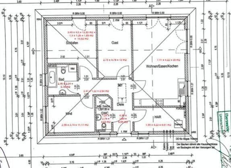 Haus zur Miete auf Zeit 25 € 4 Zimmer 100 m² frei ab sofort Bernau 16321