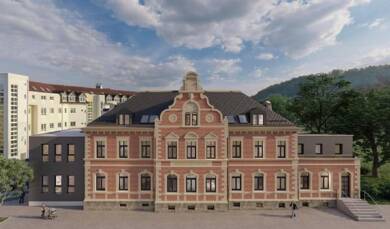 Loft zur Miete 855 € 2 Zimmer 60,2 m² Dachgeschoss frei ab sofort Friedrich- Rückert- Straße 1 Hildburghausen Hildburghausen 98646