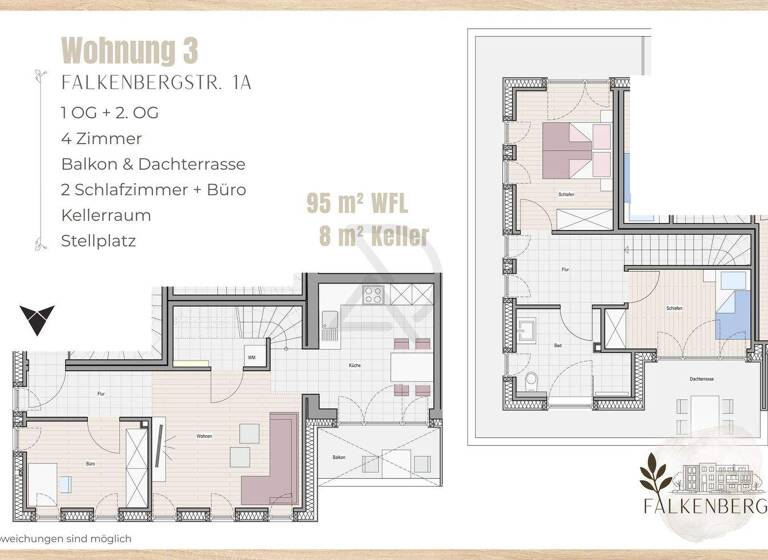 Maisonette zum Kauf - Erstbezug provisionsfrei 448.051 € 4 Zimmer 95,3 m² 1. Geschoss Lohne Lohne (Oldenburg) 49393