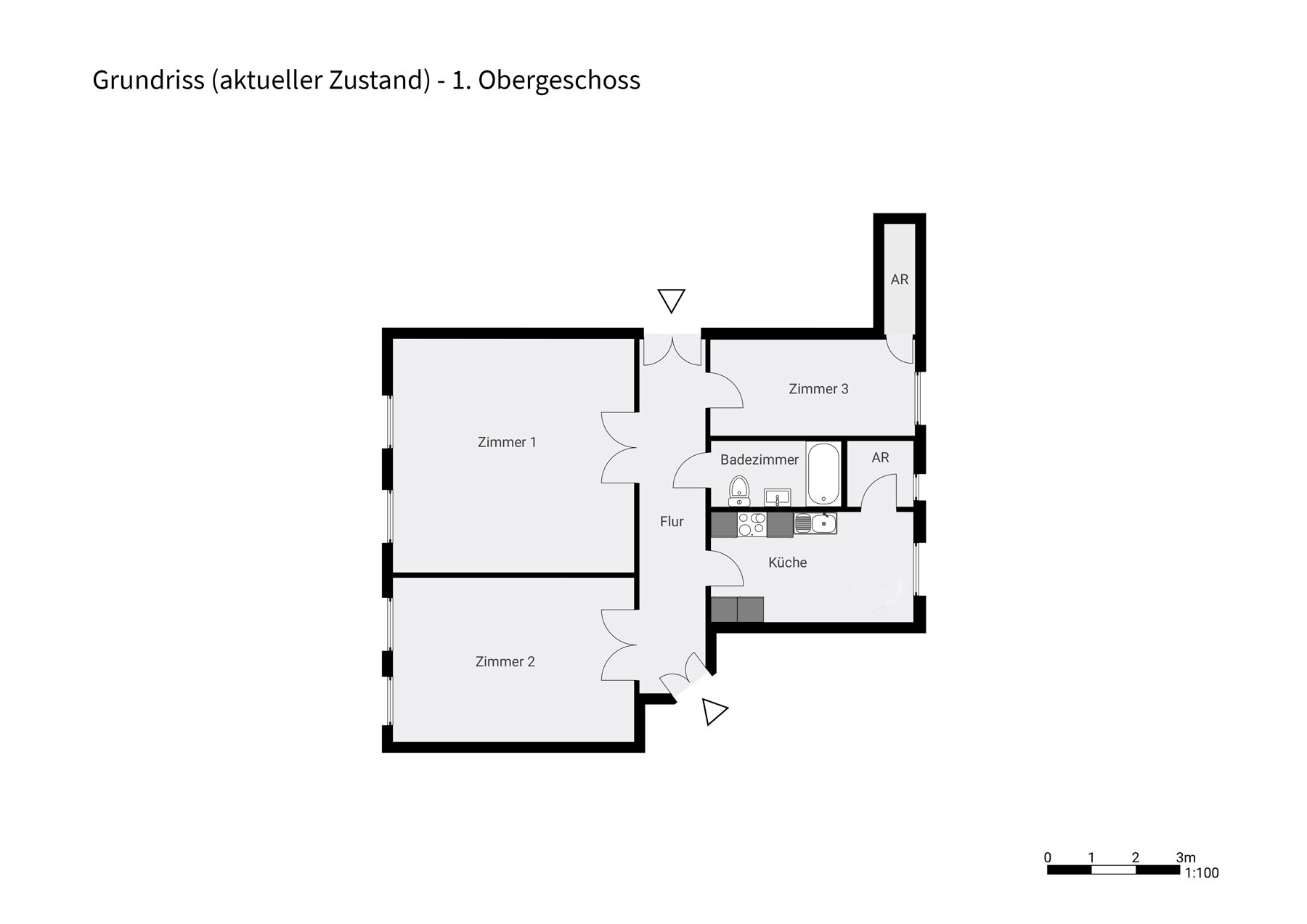 Wohnung zum Kauf 539.000 € 3 Zimmer 90 m²<br/>Wohnfläche 1.<br/>Geschoss Kreuzberg Berlin 10961